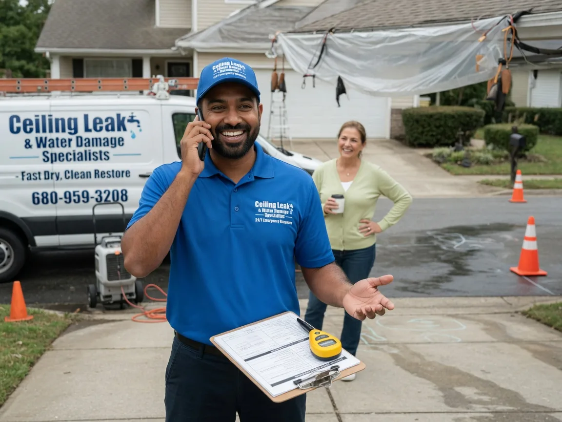 Ceiling Leak Cleanup Mancelona, MI FAQs